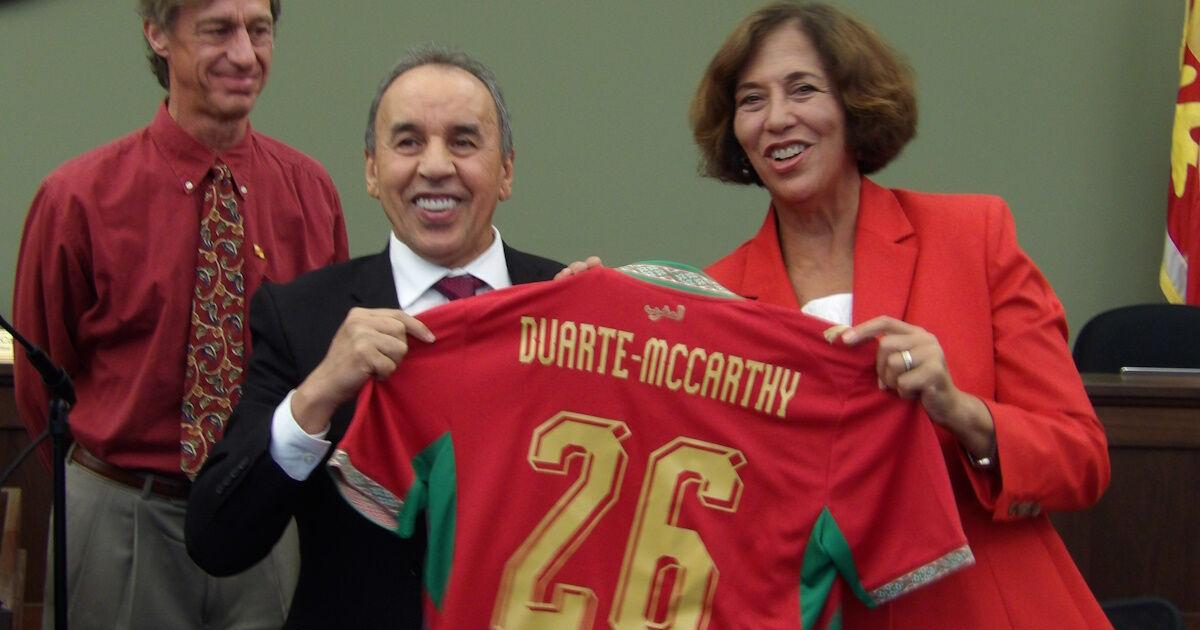 Moroccan soccer guests honored by Bernards Township Committee
