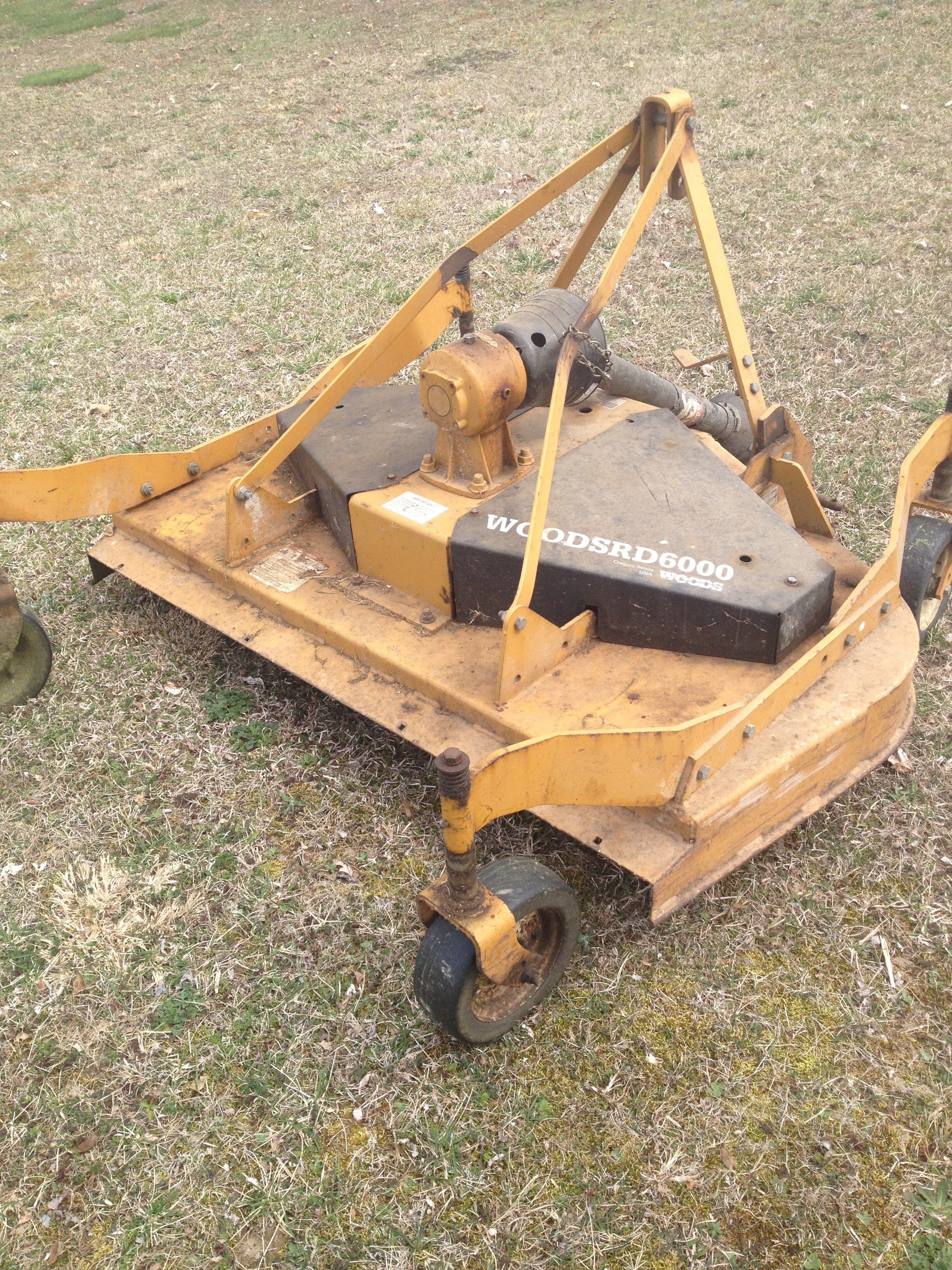 Woods Finishing Mower Woods SRD6000 finishing mower with new belt