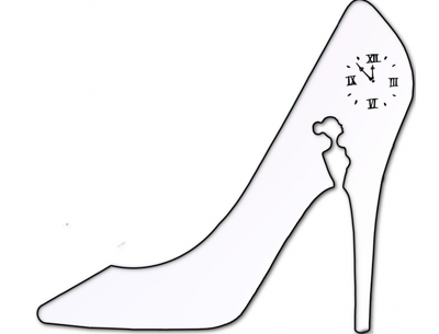 cinderella shoe template