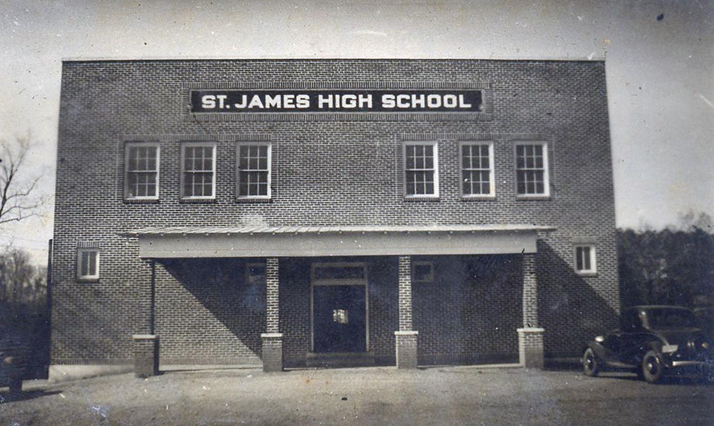 The Junior Class of St. James High School in 1936 As It Was Give To