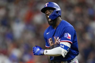 Adolis Garcia extends hit streak to 20 games in 7-6 Rangers loss