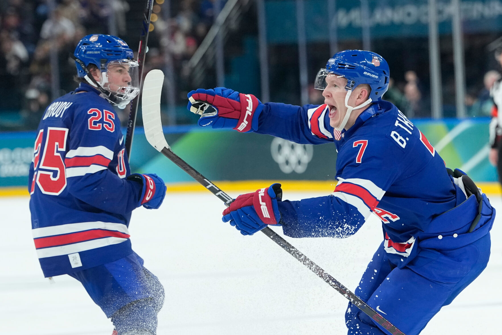 Jack Eichel, Brady Tkachuk power United States past Denmark 6-3 at ...