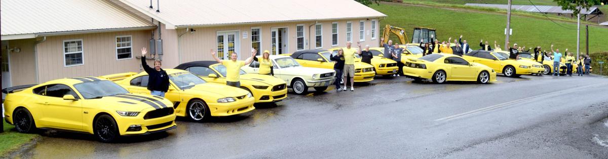 Yellow Mustang Club passes through Bruners Grove | Local News ...