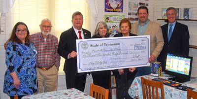 Parrottsville Library receives check for new equipment