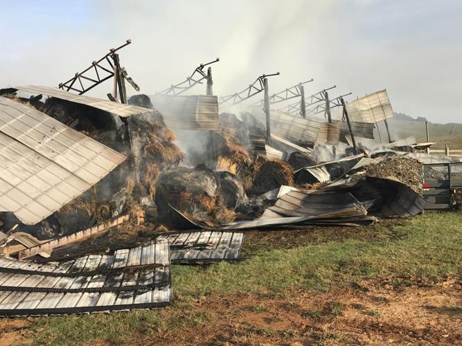 Parrottsville barn fire destroys structure, 400 bales of hay | News ...