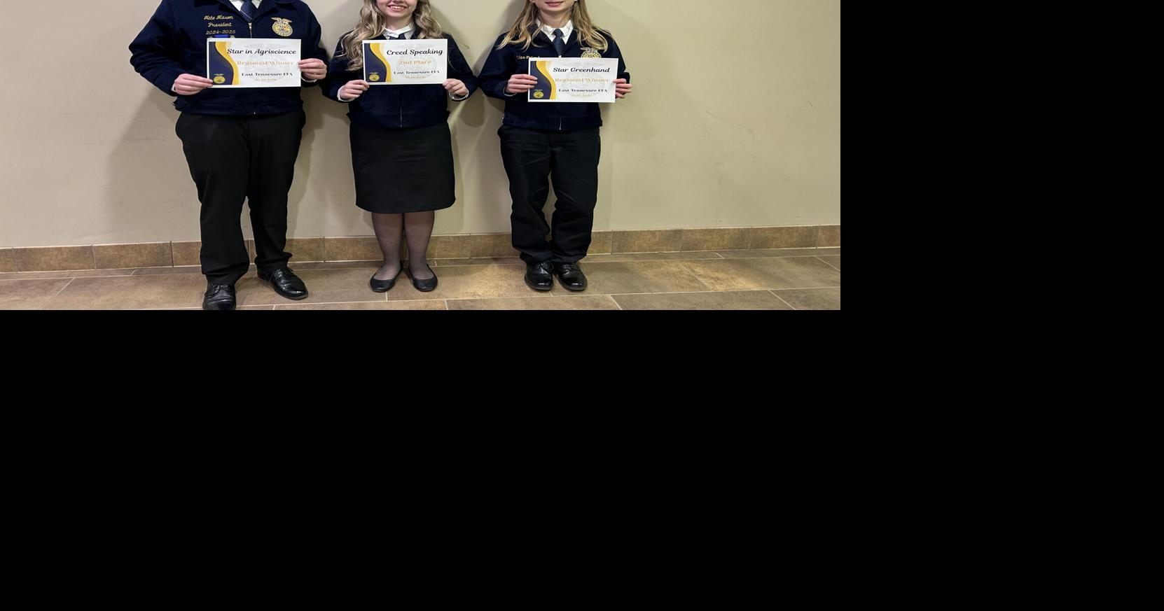 Cocke County FFA trio claim regional honors | Community ...