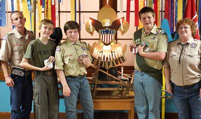 Troop 298 holds Court of Honor