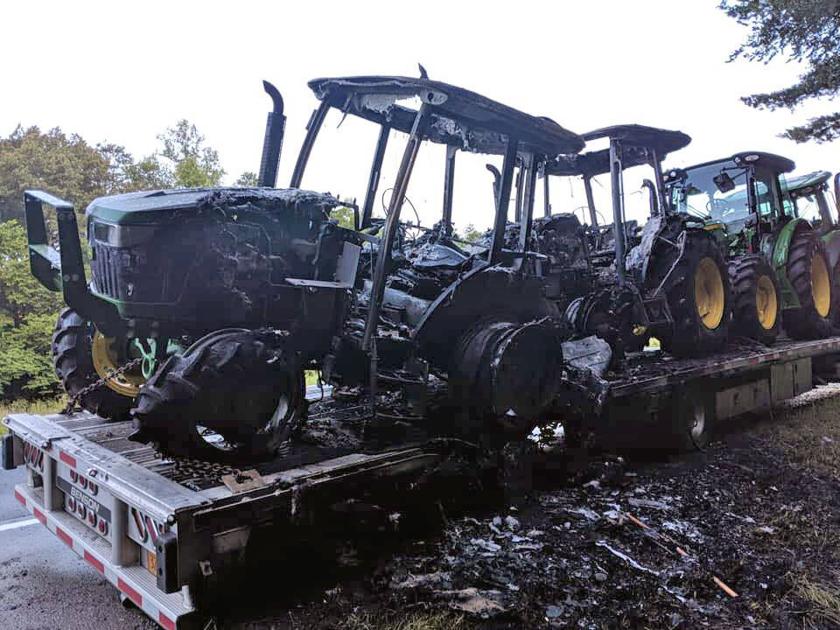 John Deere tractors destroyed in fire News