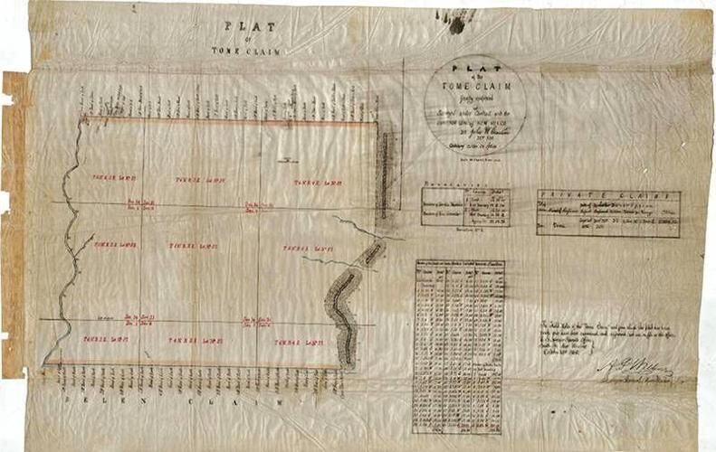 HISTORIC PRESERVATION Tomé Land Grant map, documents digitized and