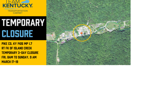 Three-day closure scheduled for permanent culvert replacement on Right Fork of Island Creek - Vimarsana News