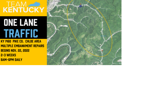 One-lane Traffic for Ky. 1460 in Pike County to continue for 2-3 weeks - Vimarsana News
