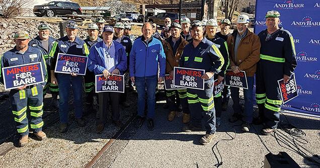 U.S. Senate candidate Barr announces coal plan