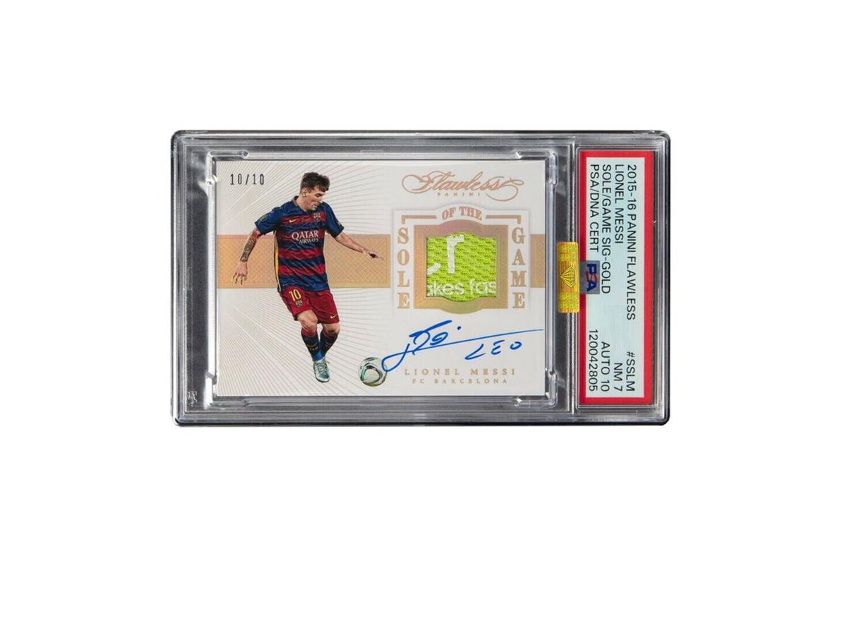 ultra rare messi signed card Amazon.com: Lionel Messi Argentina FC Autographed 2022 Panini World Cup  Qatar #7 BAS Authenticated 10 Card