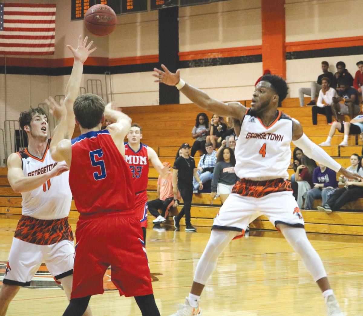 Men S Basketball Tigers Jam Thunderhawks 121 58 Sports News