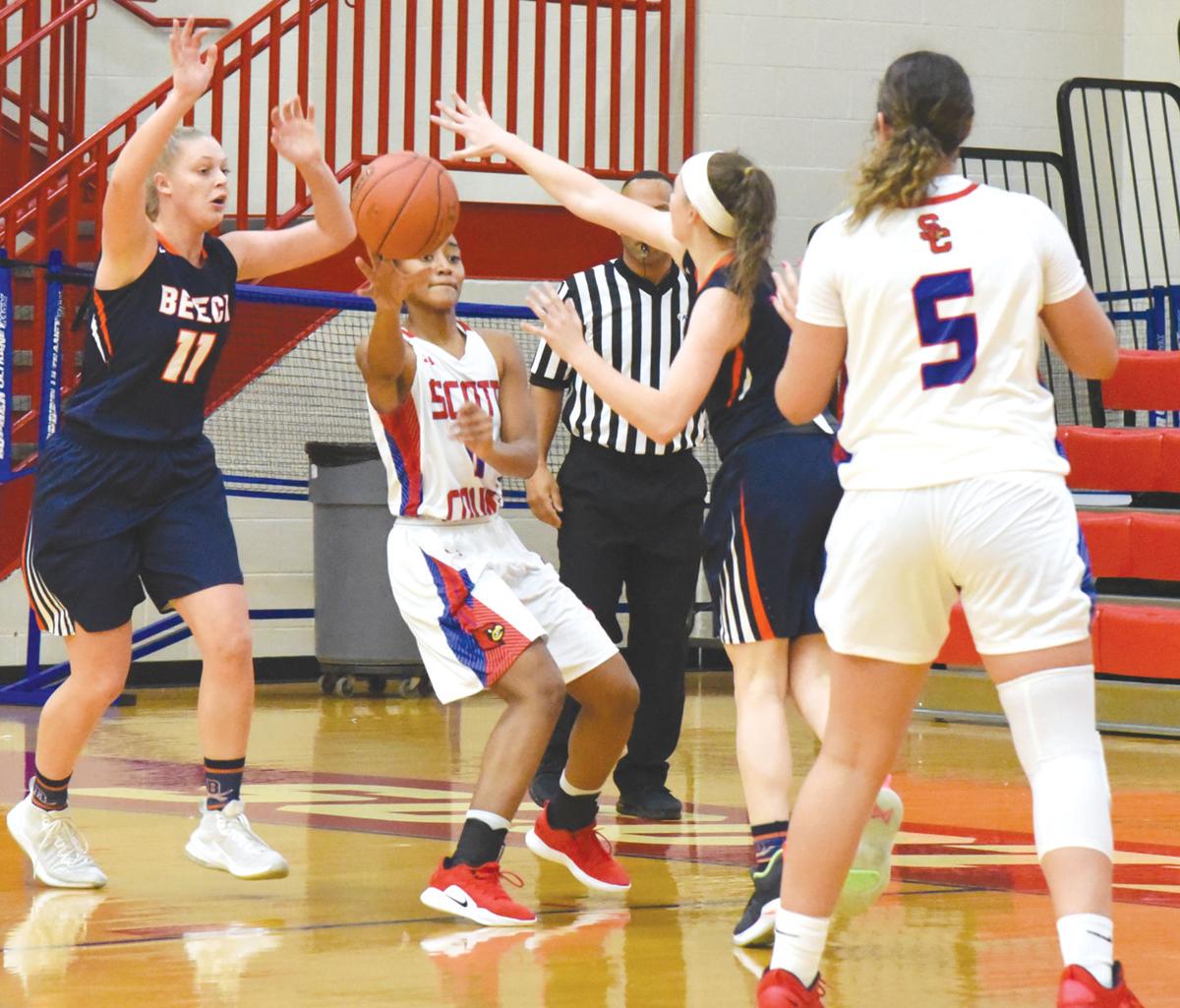 Girls Basketball No Day At Beech But Lady Cards Win Sports