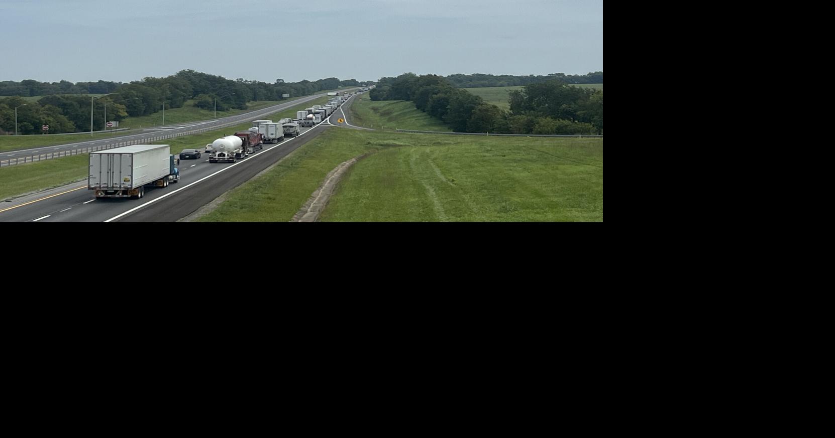 Multiple wrecks on I-64 impacting traffic Wednesday