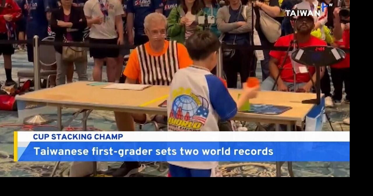 SixYearOld Sets Two World Records at Cup Stacking Championships