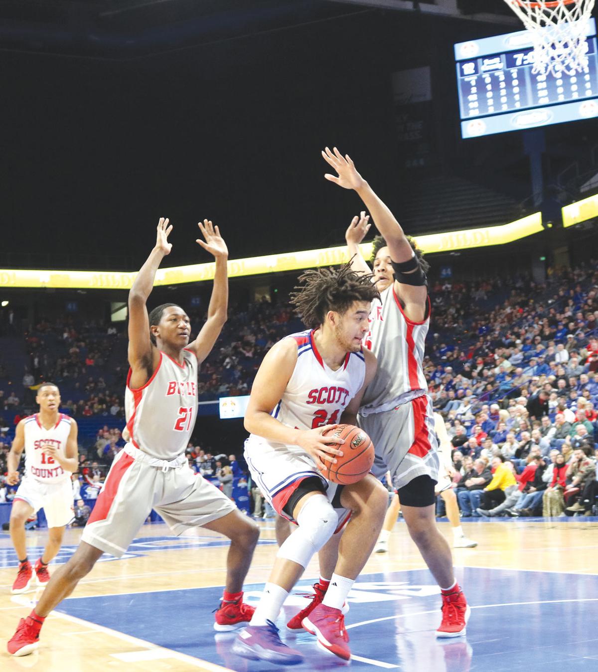 Boys Sweet 16 After Rocky First Half Scott County Blasts Butler
