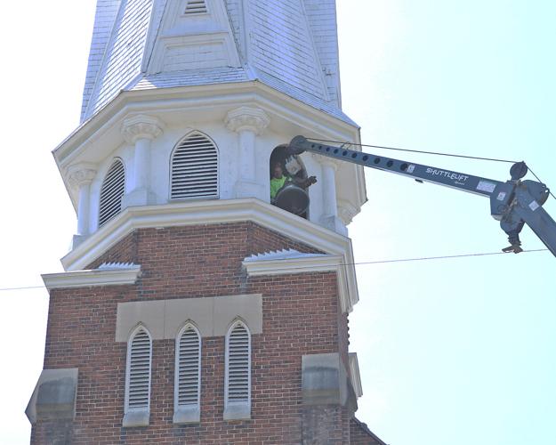 Sts. Francis & John bells removed | News | news-graphic.com