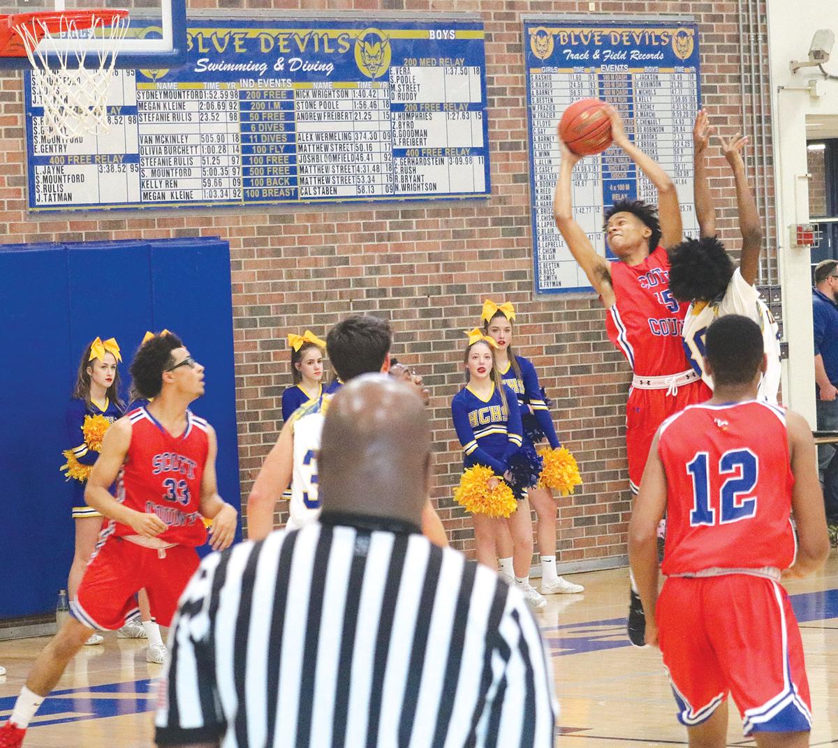 Boys Basketball Scott County Strikes Back Holds Off Henry Clay
