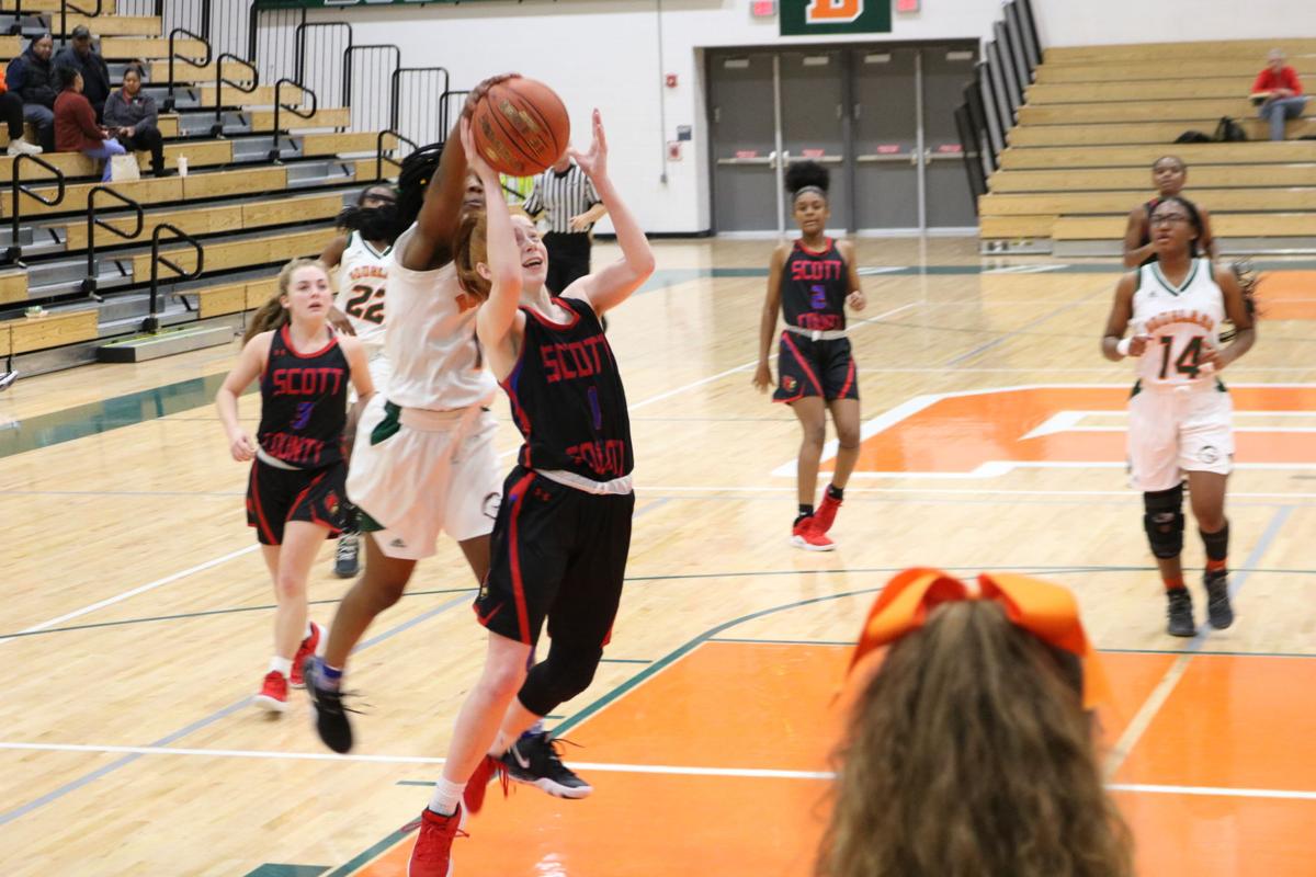 Scott County Lady Cardinals Basketball V Frederick Douglass Gallery News Graphic Com