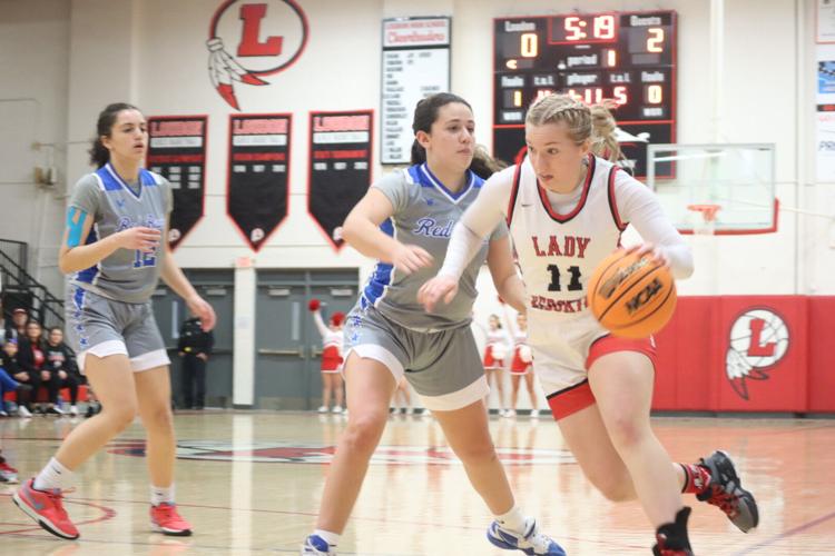 Lady Redskins overcome slow start route Red Bank