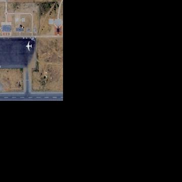 This handout satellite image from 2025 Planet Labs PBC shows the Amdjarass airbase in Chad on August 30, 2023, with an Ilyushin Il-76D aircraft reportedly used to transport weapons and mercenaries to Sudan, according to sources