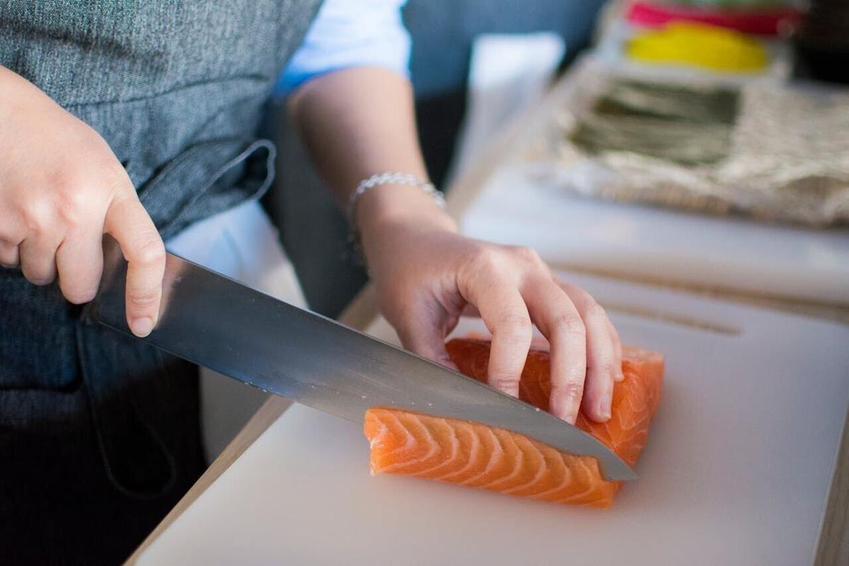 New research explains what black and red spots on salmon fillets
