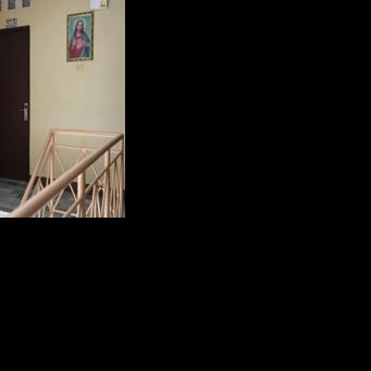 This photo taken on December 18, 2025 shows the door to the room at GV Hotel in Davao City, on the Philippines' southern island of Mindanao, where father-and-son duo Sajid and Naveed Akram stayed during their visit in November, before they allegedly…