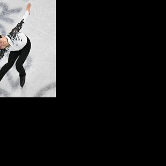 Japanese figure skating star Yuma Kagiyama in action at the Winter Olympics in Milan