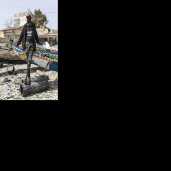 Fisherman Ibrahima Mar, who lives in a fishing village in the Dakar suburb of Rufisque, says the lack of fish off Senegal's coast is causing people to lose hope