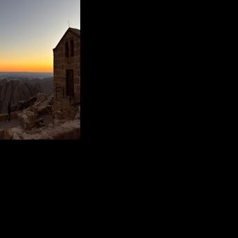 On Mount Sinai in the Saint Catherine valley, hotels are under construction as part of Egypt's new tourism megaproject