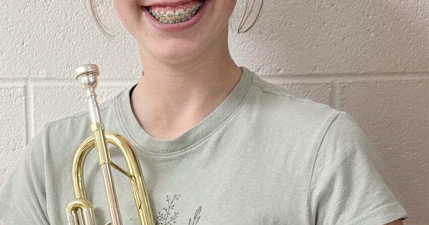 7th grader selected to State Honors Band