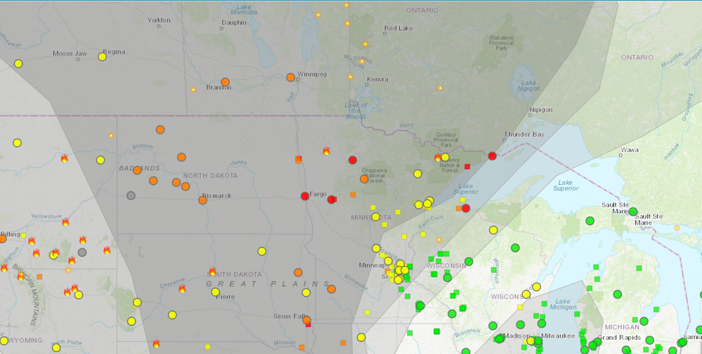 Smokey air quality in Wisconsin poses health risks Free News news