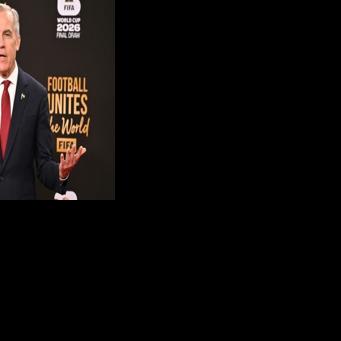 Canadian Prime Minister Mark Carney arrives for the World Cup draw