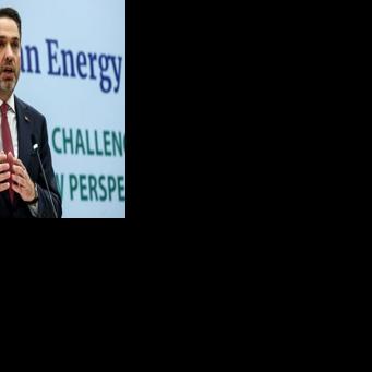 Turkey's Energy Minister Alparslan Bayraktar, seen here in 2023, warned that targeting infrastucture would disrupt global markets