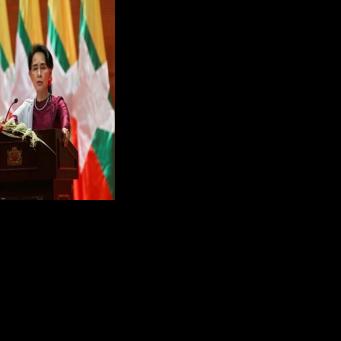 Myanmar's autonomy struggle was led by Aung San, the father of Aung San Suu Kyi (pictured)