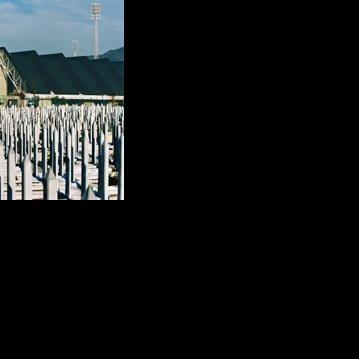 More than 11,400 people were killed during the siege of Sarajevo by Bosnian-Serb forces and makeshift cemeteries had to be set up at sports centres and other places