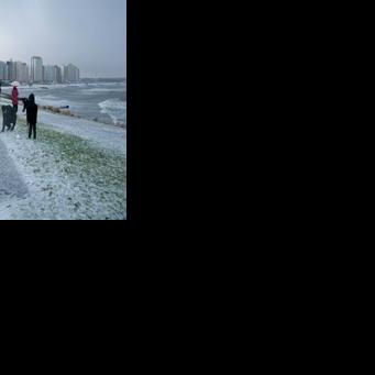 The three South American countries have all recorded sharply below-zero temperatures as the polar air originated from Antarctica and swept across the region