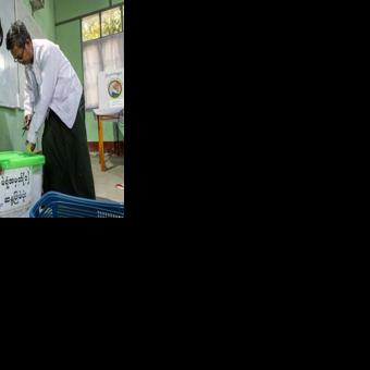 Myanmar's pro-military party has claimed victory in polls that critics have branded as illegitimate