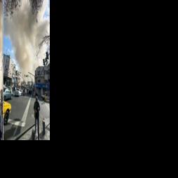 This combination of video grabs taken from UGC images posted on social media and verified by AFPTV teams show a repoted explosion in Tehran amid strikes by the United States and Israel