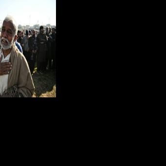 One worshipper said there was a gunfight before a suicide bomber blew himself up at the gates of a mosque in the Pakistan capital Islamabad