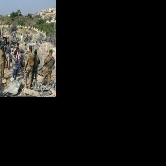 The southern Lebanese village of Toura was one of those hit in the latest series of Israeli air strikes targeting Hezbollah