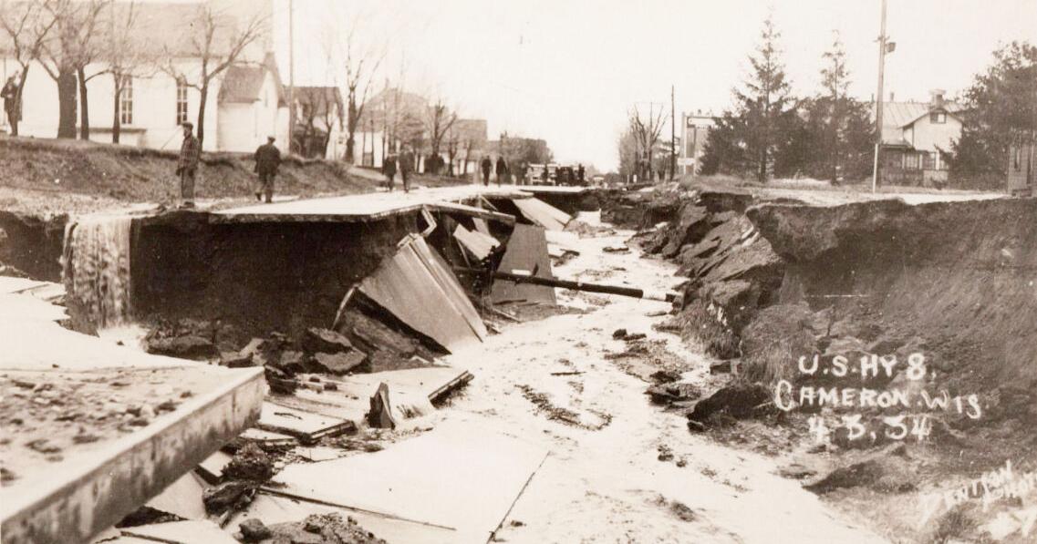 April 1934:When Cameron was devastated by spring floods