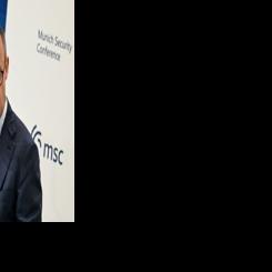 German Chancellor Friedrich Merz warned that freedoms were 'endangered' in an era of great power politics