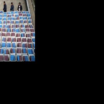 Nepal is readying for parliamentary polls: here election officials inspect ballot boxes