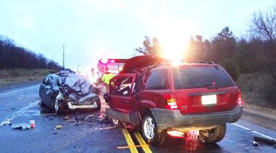 head county polk killed crash two scene accident shield fatal lake sheriff responders emergency police join