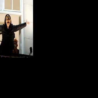 Nobel peace laureate Maria Corina Machado greets supporters from a balcony of the Grand Hotel in Oslo, Norway