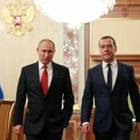 Medvedev played down the idea there was any radical difference between him and Putin