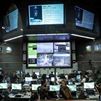 The control room of the Kourou Space Centre in French Guiana